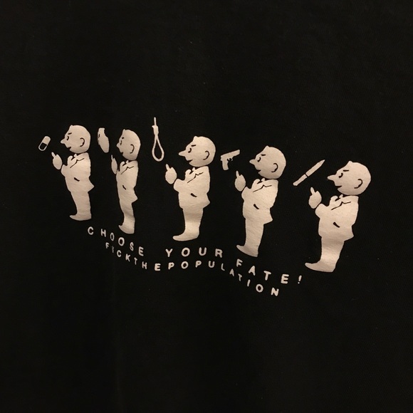 FTP Other - FTP choose your fate tee black fuckthepopulation